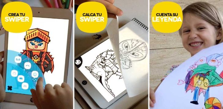Tiny Swipers, una app para calcar dibujos y crear historias - Generación  Apps